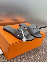 Hermes Giulia Sandal Grey - 6