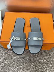 Hermes Giulia Sandal Grey - 5
