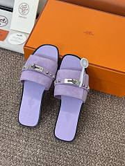 Hermes Giulia Sandal Purple - 2