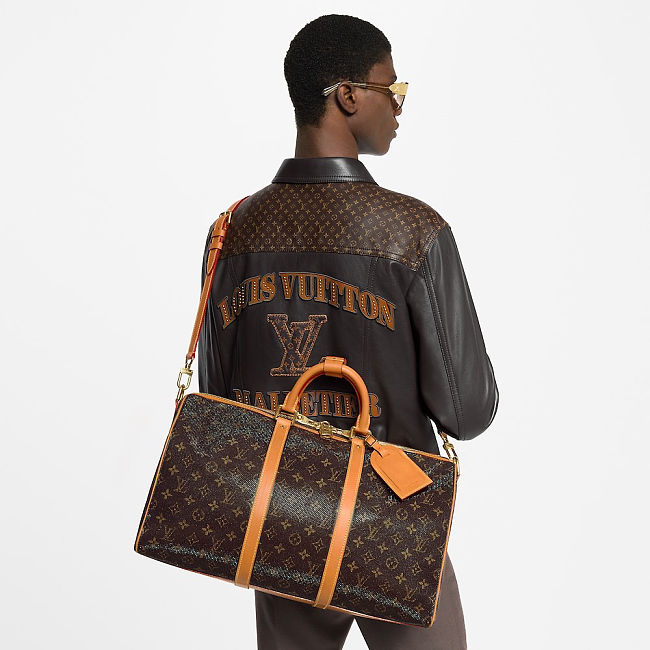 LV Keepall Bandoulière 50 Bag size 50x29x23 cm - 1