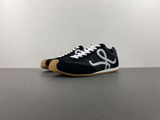 Loewe Ballet Runner 2.0 leather-trimmed sneakers - 1