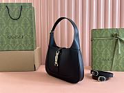 Gucci Jackie 1961 medium bag black ‎810232 AAD5V 1060 size 19x27.5x4cm - 4