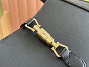 Gucci Jackie 1961 medium bag black ‎810232 AAD5V 1060 size 19x27.5x4cm - 2
