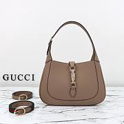 Gucci Jackie 1961 medium bag brown 810232 AAD5V 1541 size 19x27.5x4cm - 6