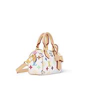 LV x TM Nano Speedy Bag Multicolor White 16 x 10 x 7.5 cm M13391 - 4