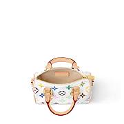 LV x TM Nano Speedy Bag Multicolor White 16 x 10 x 7.5 cm M13391 - 3
