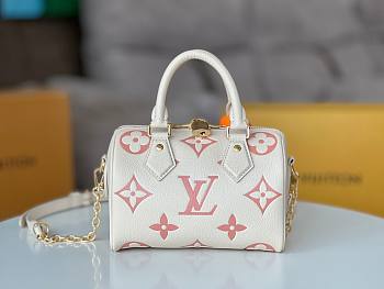 LV Speedy Bandoulière 20 handbag size 20.5 x 13.5 x 12.0 cm 