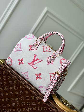 LV Speedy Bandoulière 25 handbag pink M23073 size 25 x 19 x 15 cm