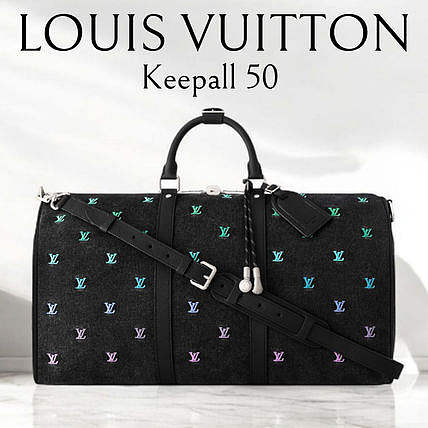 LV Keepall Bandoulière 50 Bag M13966 size 50x29x23 cm - 1