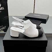 Chanel spring and summer new sandals with embroidery and timeless classic elements heel height: 5cm - 2