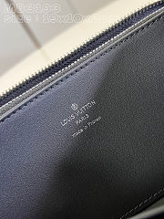   LV* men's and women's black long wallet, calfskin, printed with VIP logo M83193 size: 19.5 x 10.5 x 2.5 cm - 6