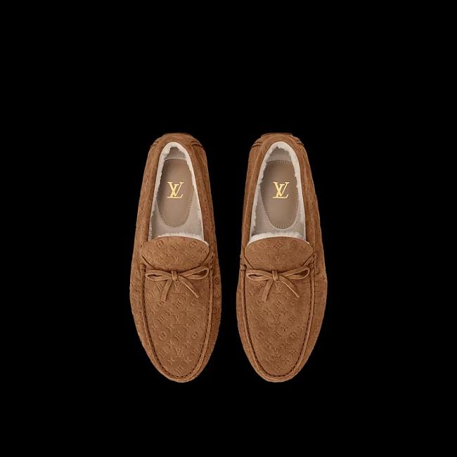 LV Driver Moccasin Shearling brown 1ADDT8 - 1
