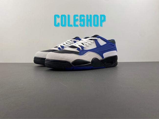 Air Jordan 4 RM Black Summit White Racer Blue FQ7939-140 - 1
