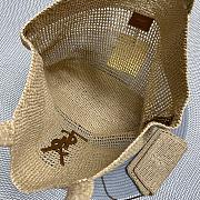 YSL Icare In Raffia Maxi Shopping Bag 55x43x5cm - 4