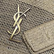 YSL Icare In Raffia Maxi Shopping Bag 55x43x5cm - 5