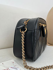 Valentino Garavani Quiltie 67 Medium Shouder Bag Black 24x16x6.5cm - 6