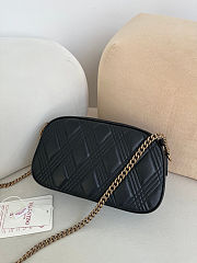 Valentino Garavani Quiltie 67 Medium Shouder Bag Black 24x16x6.5cm - 2