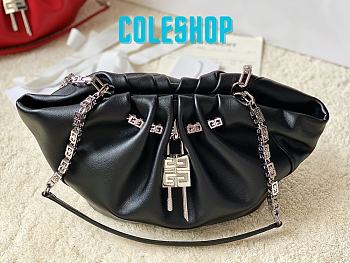 Givenchy Kenny Bag Shoulder Bag Black 32x22x17cm