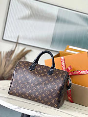 Louis Vuitton LV Speedy Soft 30 Dark Black Monogram 30x21x17cm - 4