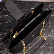 YSL Shopping Tote Bag Black 33x22x15cm - 2