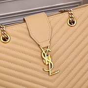 YSL Shopping Tote Bag  beige 33x22x15cm - 5