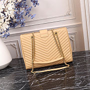 YSL Shopping Tote Bag  beige 33x22x15cm - 4