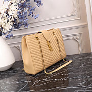 YSL Shopping Tote Bag  beige 33x22x15cm - 2