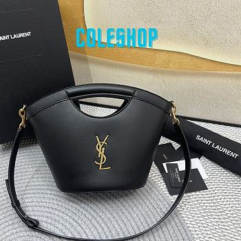 YSL Celia Mini Tote Leather Black Bag 29x19.5x10cm