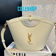 YSL Celia Mini Tote Leather White Bag 29x19.5x10cm - 1
