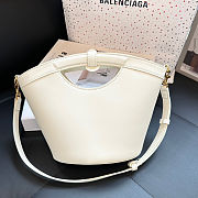 YSL Celia Mini Tote Leather White Bag 29x19.5x10cm - 4