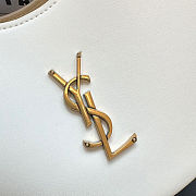 YSL Celia Mini Tote Leather White Bag 29x19.5x10cm - 2