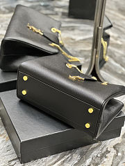 YSL Cassandra Black Tote Shopper Bag 33x22x15cm - 2