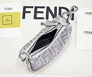 FENDI Mini Fendi graphy Bag - Silver 16cm - 4