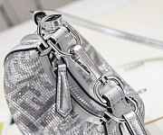 FENDI Mini Fendi graphy Bag - Silver 16cm - 3