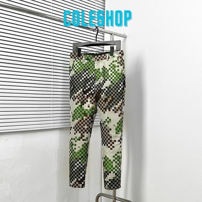 Louis Vuitton all-over Damoflage jacquard trousers - 1