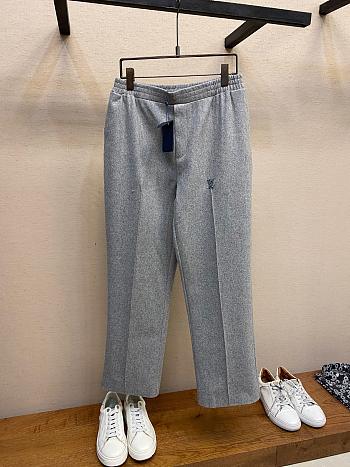  LV grey wool pants