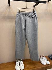  LV grey wool pants - 4
