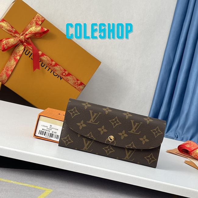 Louis Vuitton Emily Wallet Long Wallet  M61289 size 19 cm - 1