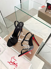 Christian Louboutin Rosalie 100mm Pumps Black Heel 10cm - 5