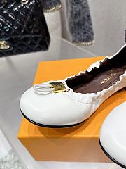 Louis Vuitton LV Nolita Flat Ballerina White - 5