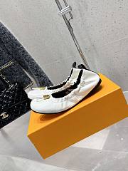 Louis Vuitton LV Nolita Flat Ballerina White - 3