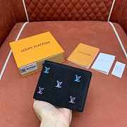 Louis Vuitton LV Multiple Wallet Denim 11.5x9x1.5cm - 5