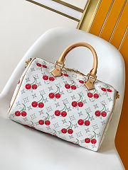 Louis Vuitton LV x TM Speedy Soft 30 Cherry White 30x21x17cm - 5