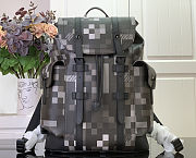 Louis Vuitton LV Christopher MM Black 44x38x12.5cm - 2