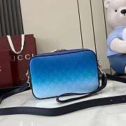 Gucci Chroma Small Crossbody Bag Blue 25x16x4.5cm - 3