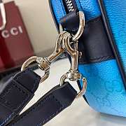 Gucci Chroma Small Crossbody Bag Blue 25x16x4.5cm - 4