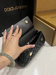 Dolce & Gabbana Sicily Small Leather Black 18x11x6cm - 2