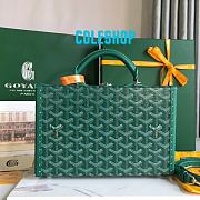 Goyard Goyardine Grand Hotel Trunk Bag Green 24.5x7.5x17cm - 1