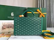 Goyard Goyardine Grand Hotel Trunk Bag Green 24.5x7.5x17cm - 2