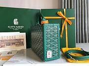 Goyard Goyardine Grand Hotel Trunk Bag Green 24.5x7.5x17cm - 3
